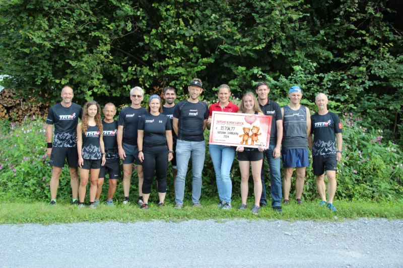 Scheckfoto Herzlauf Vorarlberg 2024